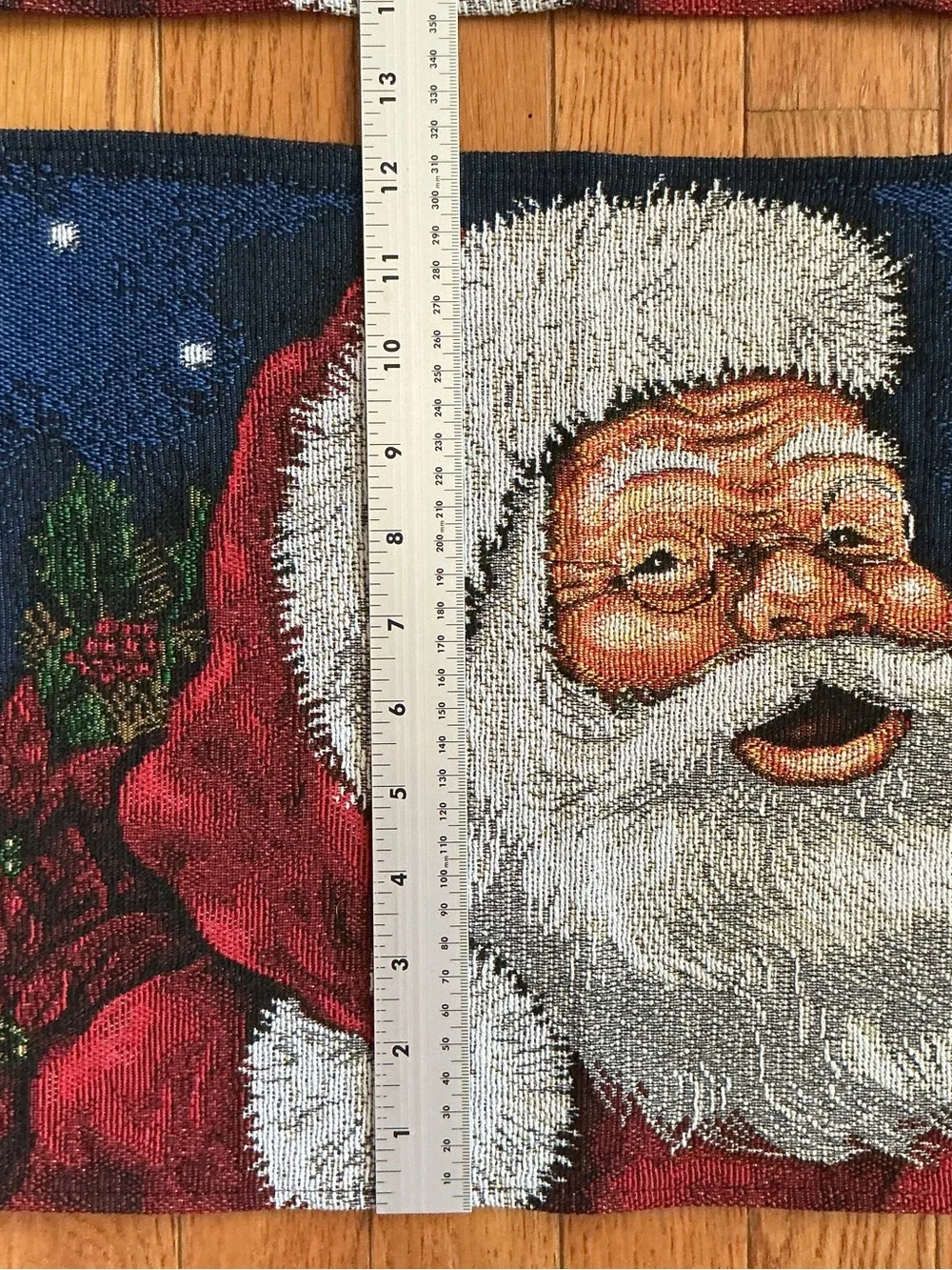 Source Unknown Santa Placemat Set -‎ Red, White & Blue
